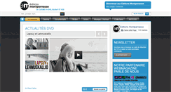 Desktop Screenshot of editionsmontparnasse.fr